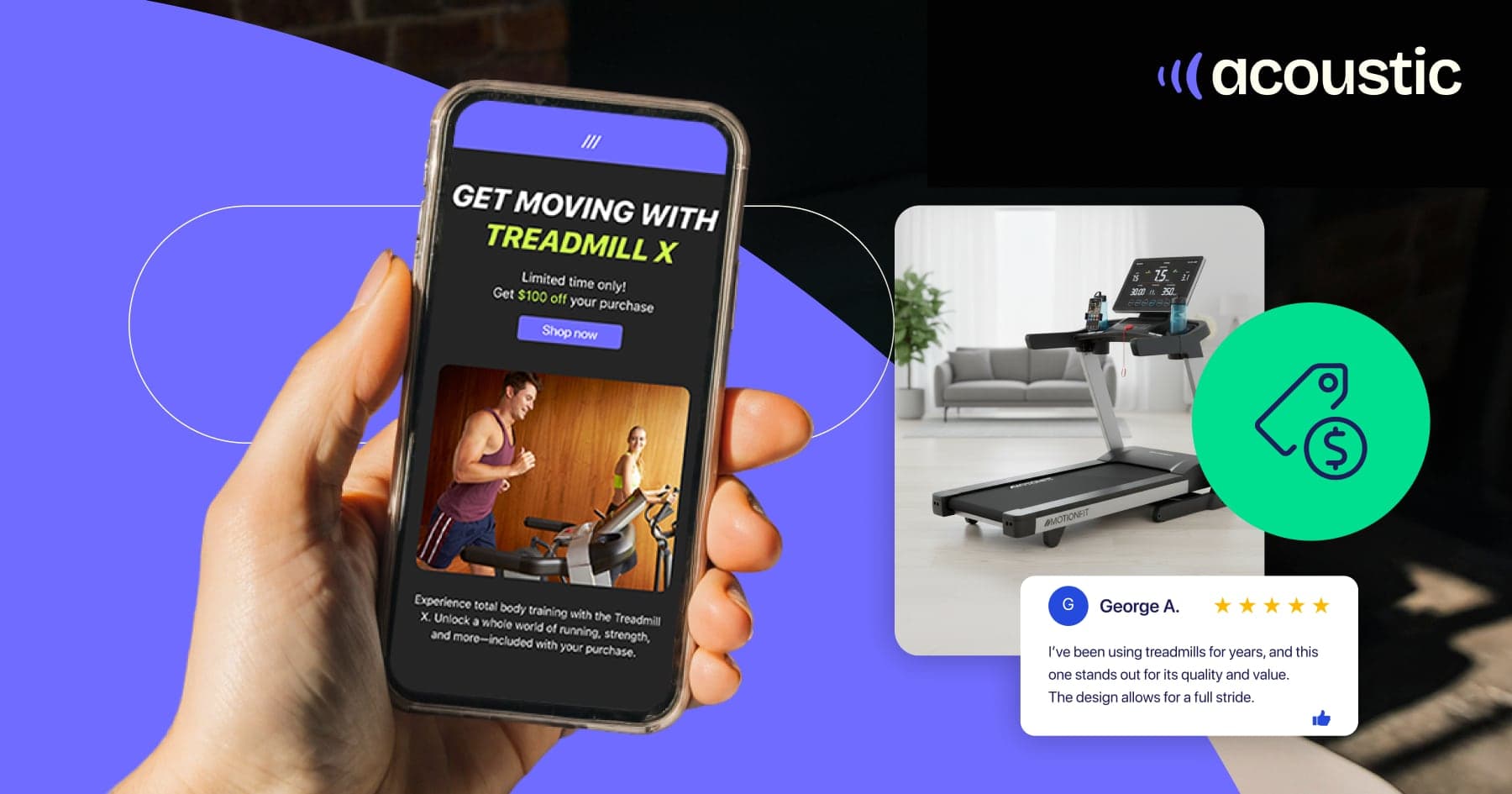 Consumer revisiting a product page and checking reviews, a signal of consideration-stage intent.