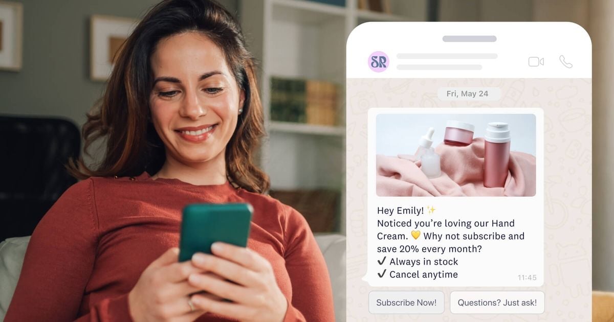 Guide customer decisions in real time with WhatsApp conversations