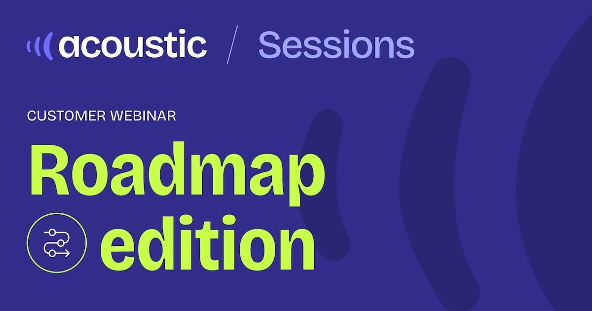 Customer webinar: Roadmap edition